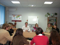 Встреча английских учителей со старшеклассниками